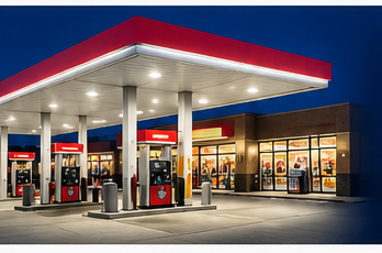 Convenience store and fuel location
